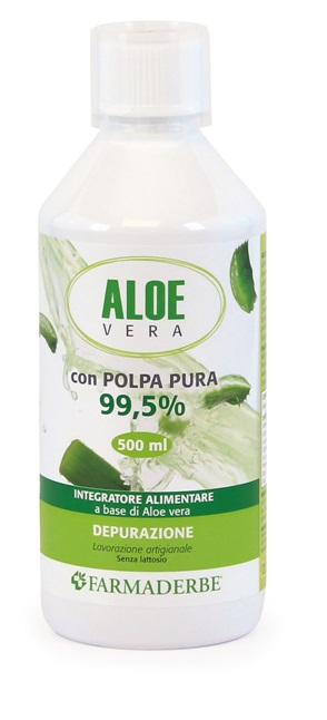 ALOE VERA SUCCO DI ALOE VERA POLPA PURA 500 ML - FarmaLucia