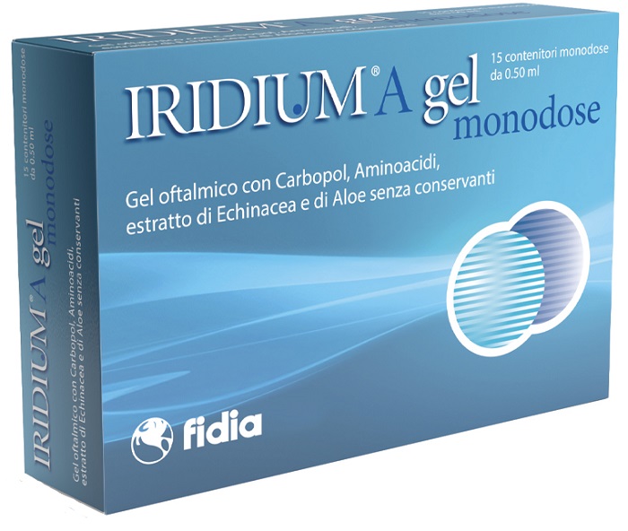 IRIDIUM A GEL OFTALMICO MONODOSE 15 CONTENITORI DA 0,50 ML - FarmaLucia