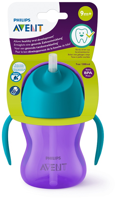 AVENT TAZZA CON CANNUCCIA FLESSIBILE DA 200ML 9 MESI+ - FarmaLucia