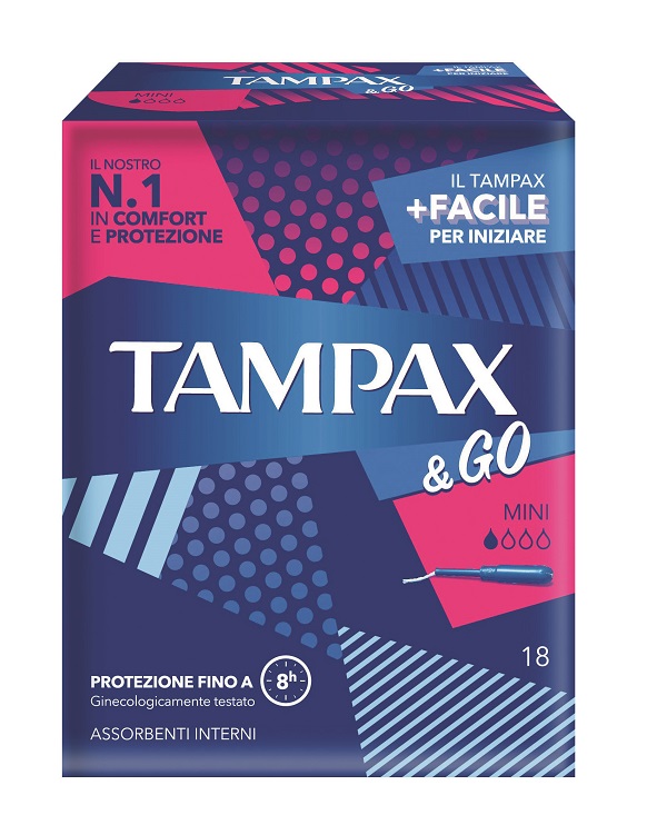 TAMPAX & GO MINI 18 PEZZI - FarmaLucia