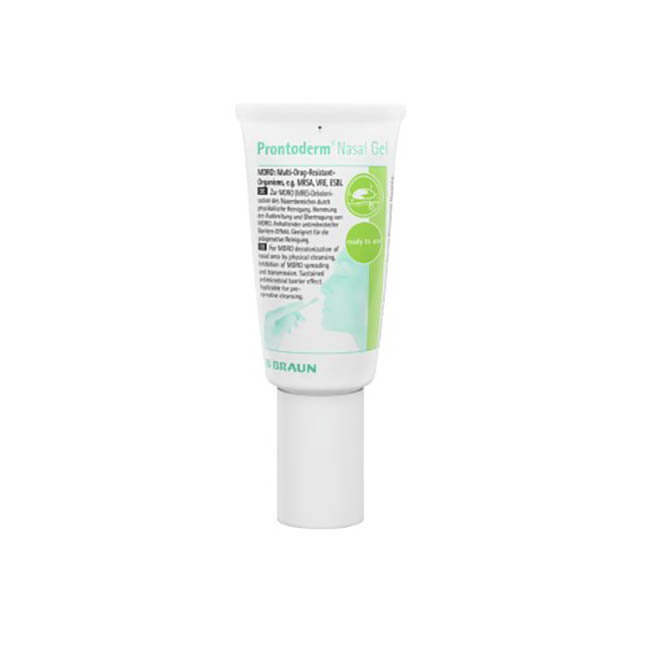 GEL ANTIMICROBICO PRONTODERM NASAL GEL PER DECONTAMINAZIONE/DECOLONIZZAZIONE DEI VESTIBOLI NASALI IN TUBO 30 ML - FarmaLucia