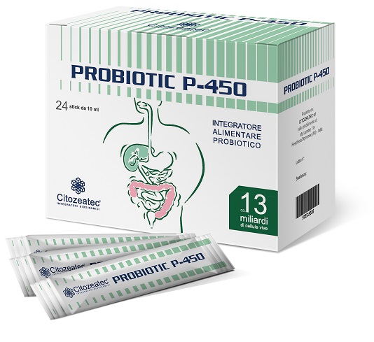 PROBIOTIC P-450 24 STICK MONODOSE 10 ML - FarmaLucia