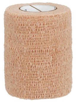 BENDA ELASTICA COMPRESSIVA AUTOADESIVA COBAN 7,5X200CM IN ESTENSIONE 7,5X450CM COLORE CARNE - FarmaLucia
