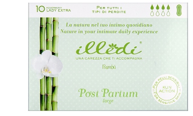 ILLEDI ASSORBENTI LADY EXTRA SENZA ALI POST PARTO TAGLIA LARGE 10 PEZZI - FarmaLucia