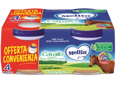 MELLIN OMOGENEIZZATO CAVALLO 4 X 80 G - FarmaLucia