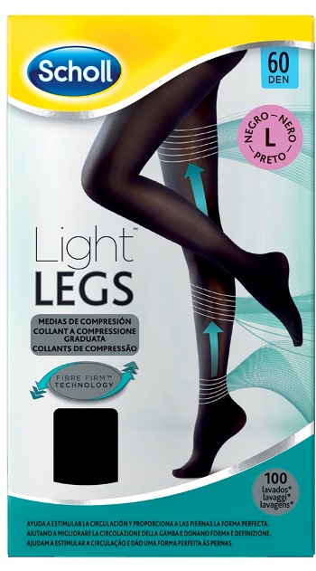 SCHOLL LIGHTLEGS 60 DENARI TAGLIA L COLORE NERO 1 PAIO - FarmaLucia