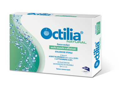 OCTILIA NATURAL OCCHI STANCHI E AFFATICATI 10 FLACONCINI 0,5 ML - FarmaLucia
