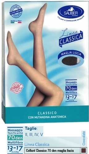 SAUBER CLASSICO COLLANT 70 DENARI MAGLIA LISCIA CIOCCOLATO 2 - FarmaLucia