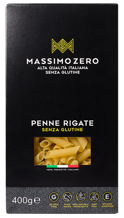 MASSIMO ZERO PENNE RIGATE 400 G - FarmaLucia