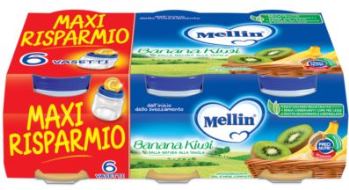 MELLIN OMOGENEIZZATO BANANA KIWI 6 X 100 G - FarmaLucia