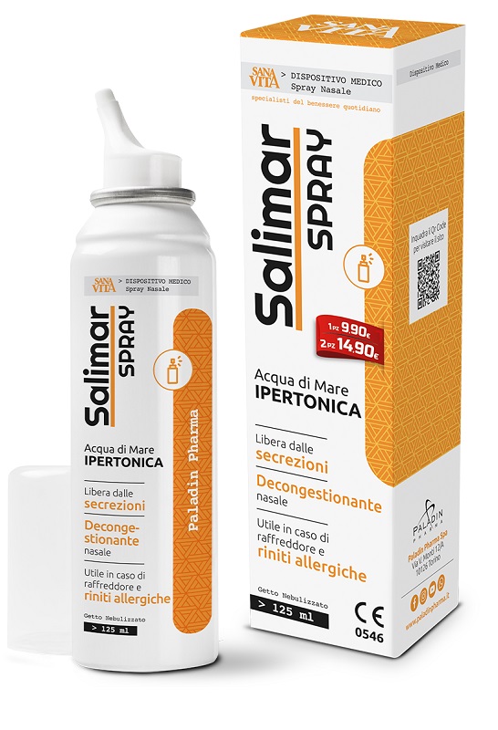 SPRAY NASALE IPERTONICO SANAVITA SALIMAR 125 ML - FarmaLucia