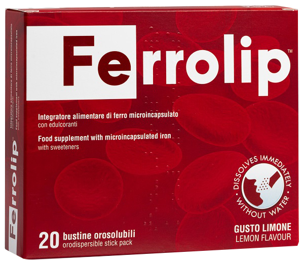FERROLIP 20 BUSTINE OROSOLUBILI GUSTO LIMONE - FarmaLucia