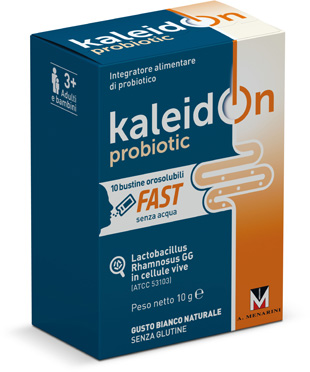 KALEIDON PROBIOTIC FAST BIANCO NATURALE 10 BUSTE OROSOLUBILI - FarmaLucia
