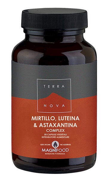 TERRANOVA MIRTILLO LUTEINA ASTAXANTINA SINERGIA PER GLI OCCHI 50 CAPSULE - FarmaLucia