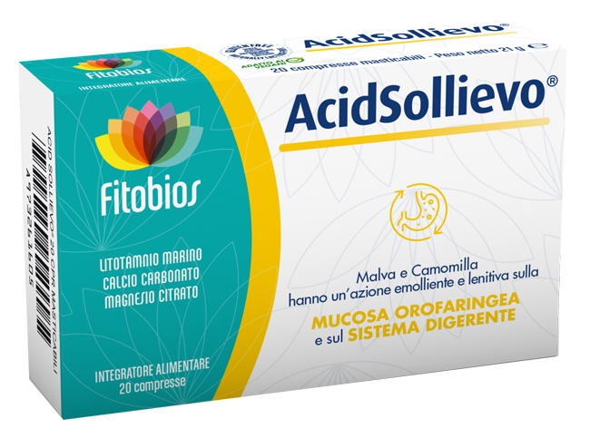 ACID SOLLIEVO 20 COMPRESSE - FarmaLucia