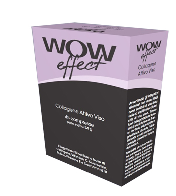 WOW EFFECT COLLAGENE ATTIVO VISO 45 COMPRESSE - FarmaLucia