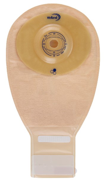 SACCA PER ILEOSTOMIA OPACA RITAGLIABILE WELLAND AURUM PROFILE ILEO MIDI DIAMETRO 13-25 MM INIZIO CONVESSITA' 25 MM 10 PEZZI - FarmaLucia