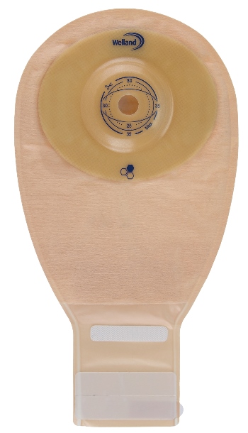 SACCA PER ILEOSTOMIA OPACA RITAGLIABILE WELLAND AURUM CONVEX ILEO MIDI DIAMETRO 13-25 MM INIZIO CONVESSITA' 25 MM 10 PEZZI - FarmaLucia