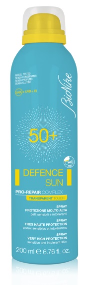 BIONIKE DEFENCE SUN SPRAY TRANSPARENT TOUCH SPF 50+ 200 ML - FarmaLucia