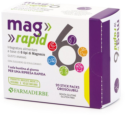 MAG 6 RAPID 20 STICK DA 1,5 G - FarmaLucia