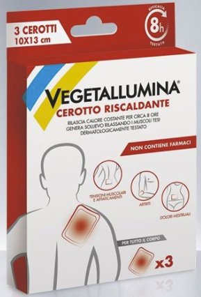 VEGETALLUMINA CEROTTO RISCALDANTE 3 PEZZI - FarmaLucia