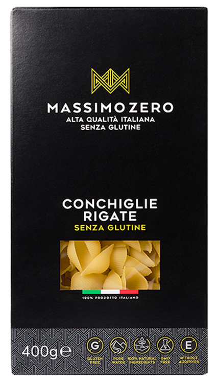 MASSIMO ZERO CONCHIGLIE RIGATE 400 G - FarmaLucia