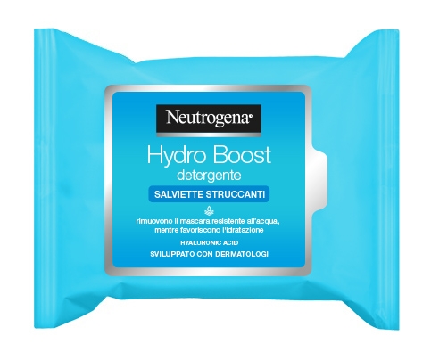 NEUTROGENA HYDRO BOOST SALVIETTE STRUCCANTI 25 PEZZI - FarmaLucia