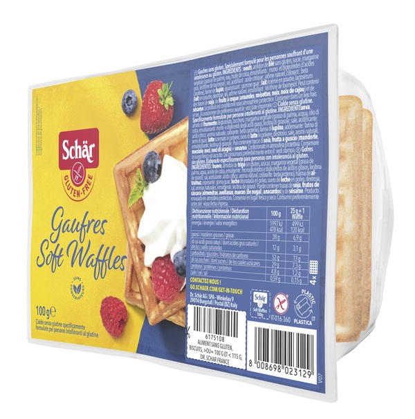 SCHAR GAUFRE SOFT WAFFLES 100 G - FarmaLucia