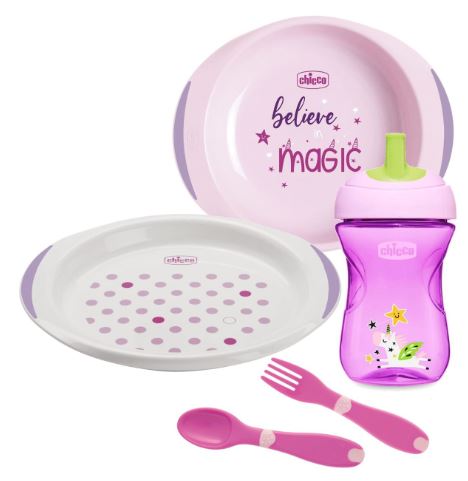 CHICCO SET PAPPA 12 MESI+ ROSA - FarmaLucia