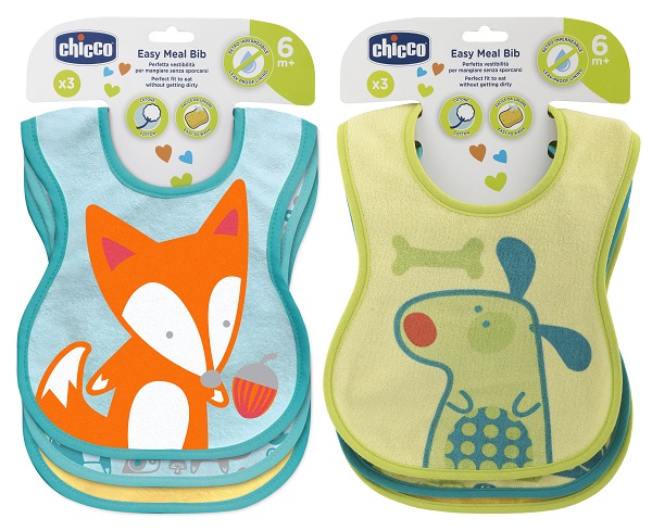 CHICCO BAVAGLINE PAPPA 6M+ 3PZ NEUTRE - FarmaLucia