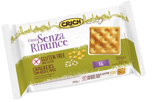 GUSTO SENZA RINUNCE CRACKERS CON RISO E MAIS 6 CONFEZIONI 200 G - FarmaLucia