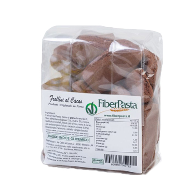 FIBERPASTA FROLLINI AL CACAO 250 G - FarmaLucia