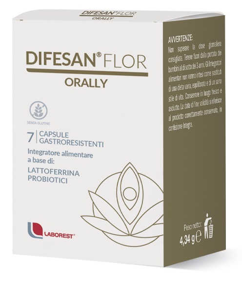 DIFESAN FLOR ORALLY 7 CAPSULE - FarmaLucia