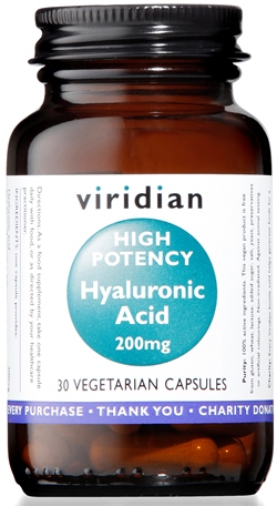 VIRIDIAN HYALURONIC ACID HIGH POTENCY 30 CAPSULE VIRIDIAN ACIDO IALURONICO ALTA CONCENTRAZIONE - FarmaLucia