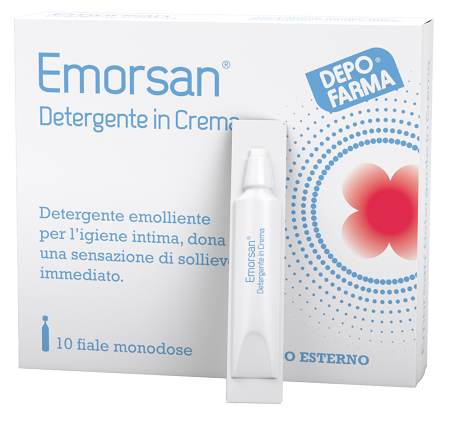 EMORSAN DETERGENTE IN CREMA 10 FIALE MONODOSE DA 3,5 ML - FarmaLucia