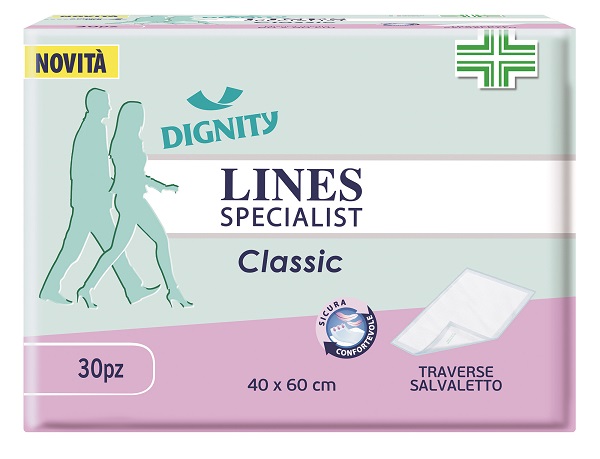 TRAVERSA PER INCONTINENZA LINES SPECIALIST CLASSIC 40X60 CM 30 PEZZI - FarmaLucia