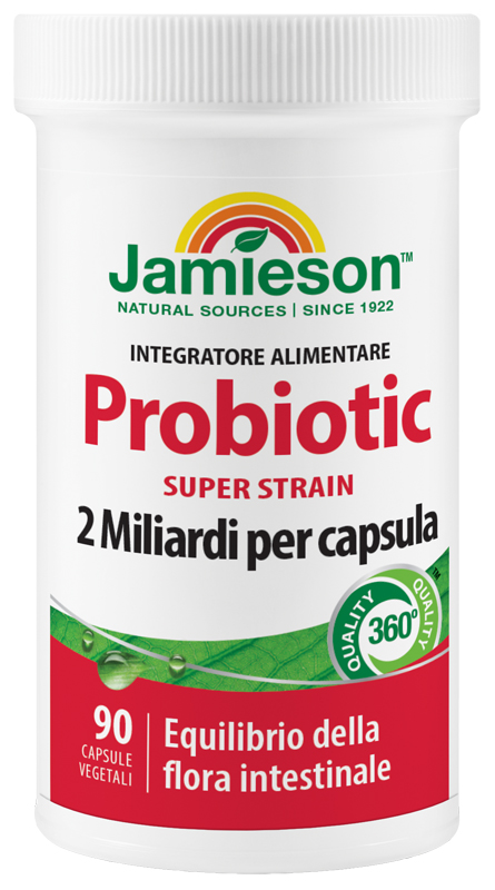 JAMIESON PROBIOTIC SUPER STRAIN 90 CAPSULE VEGETALI - FarmaLucia