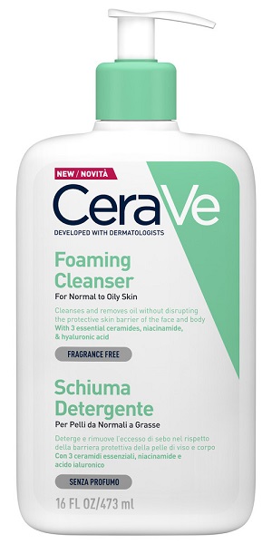 CERAVE SCHIUMA DETERGENTE VISO 473 ML - FarmaLucia