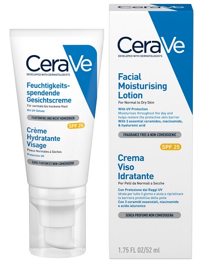 CERAVE CREMA VISO IDRATANTE SPF25 52 ML - FarmaLucia