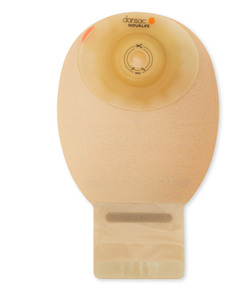 SACCA ILEOSTOMIA DANSAC NOVALIFE 1 SOFT CONVEX FONDO APERTO MONOPEZZO MAXI 15-24 MM NON STERILE 10 PEZZI - FarmaLucia