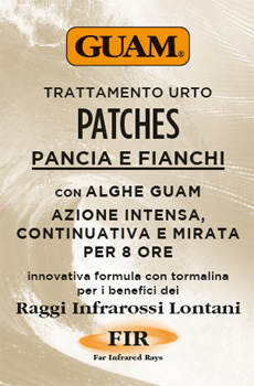GUAM PATCHES TRATTAMENTO URTO PANCIA E FIANCHI 8 PEZZI - FarmaLucia