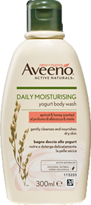 AVEENO BAGNO DOCCIA YOGURT ALBICOCCA & MIELE 300 ML PROMO - FarmaLucia