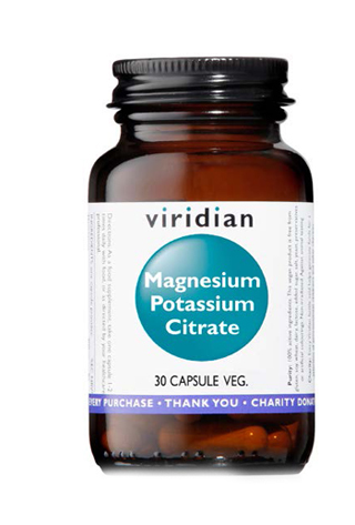 VIRIDIAN MAGNESIUM POTASSIUM CITRATE 30 CAPSULE VIRIDIAN MAGNESIO POTASSIO CITRATO - FarmaLucia