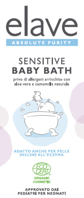 ELAVE BABY BATH DETERGENTE DELICATO CON CAMOMILLA E ALOE VERA BIOLOGICO 400 ML - FarmaLucia