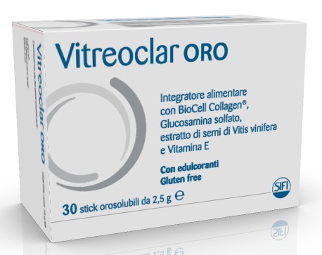 VITREOCLAR ORO 30 BUSTINE OROSOLUBILI DA 2,5 G - FarmaLucia