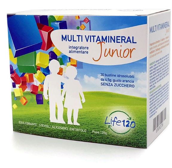 MULTI VITAMINERAL JUNIOR 30 BUSTINE - FarmaLucia