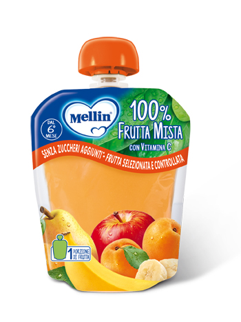 MELLIN POUCH FRUTTA MISTA 90 G - FarmaLucia