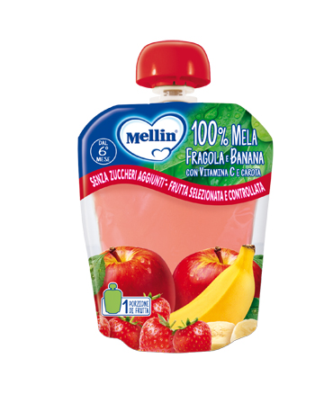 MELLIN POUCH MELA/FRAGOLA/BANANA 90 G - FarmaLucia