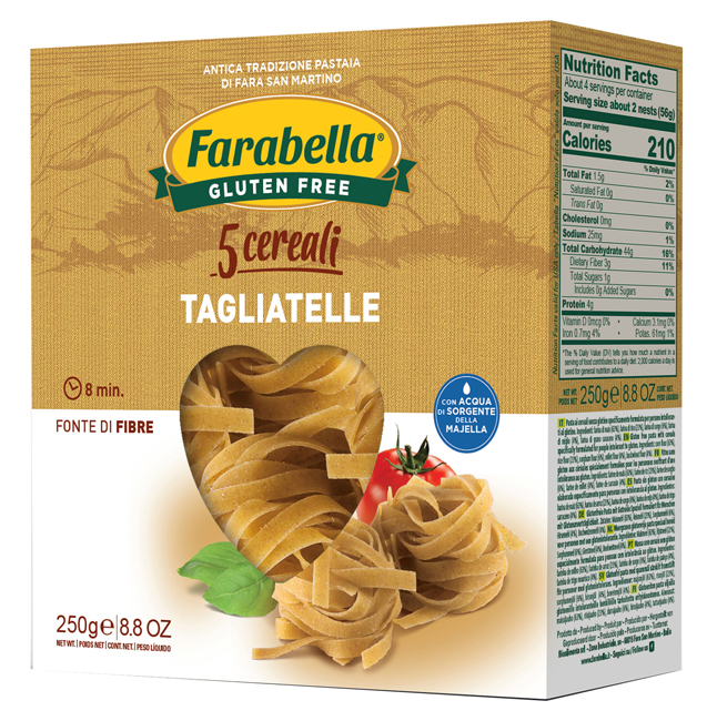 FARABELLA TAGLIATELLE AI 5 CEREALI 250 G - FarmaLucia