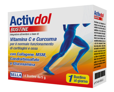 ACTIVDOL CARTILAGINI E ARTICOLAZIONI 14 BUSTINE DA 5 G - FarmaLucia